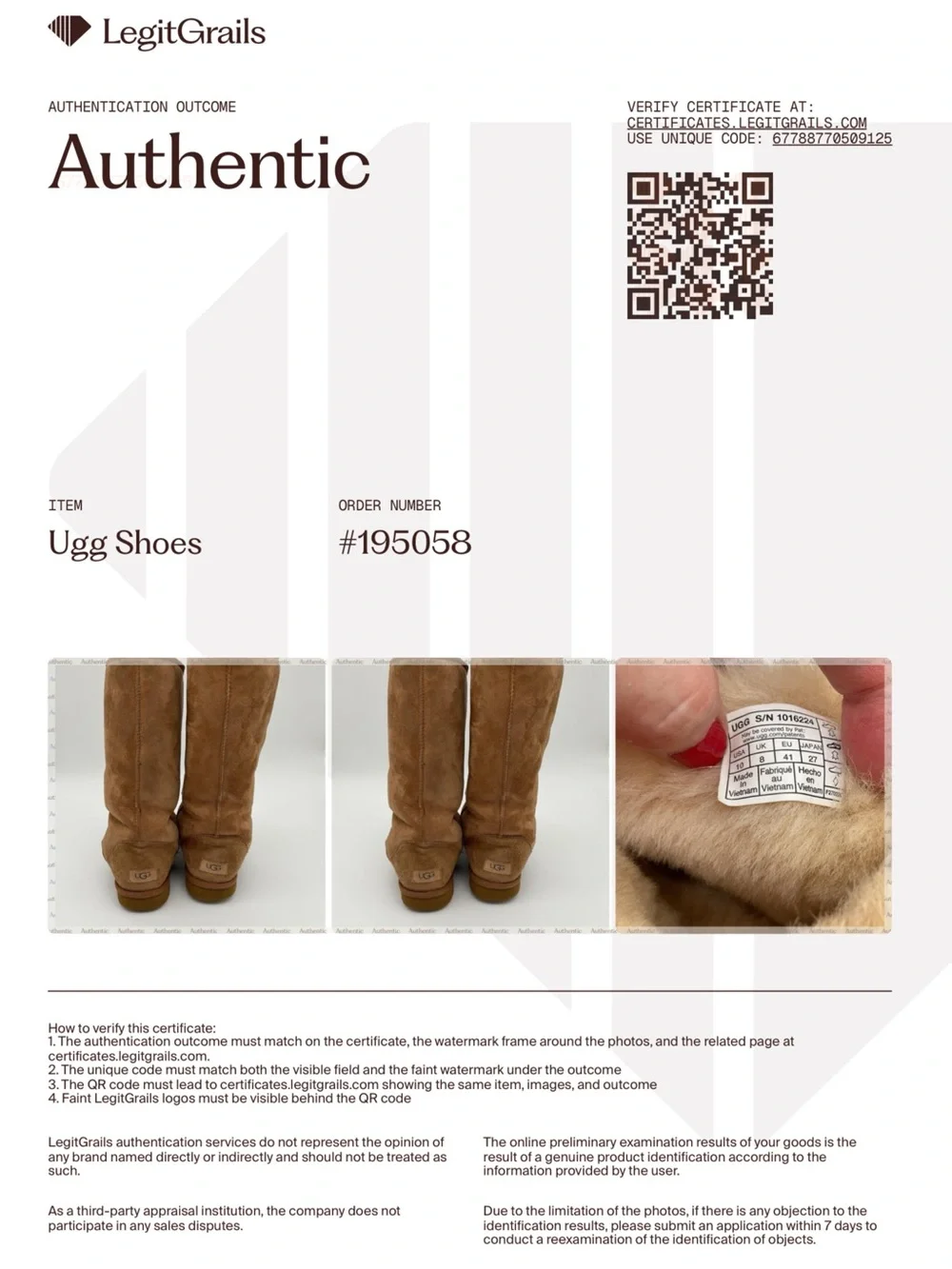 UGG Women's Tall Shearling-Lined Boots - Authenticated